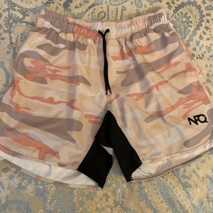 NEW Boys Athletic Shorts Large 12-14 Silky Basketball Workout Gym Camouflage